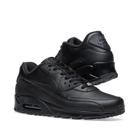 Nike Air Max 90 Leather Black | END. (UK)