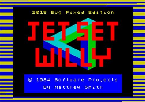 Indie Retro News: Jet Set Willy - 2015 Bug Fixed Edition available for ...