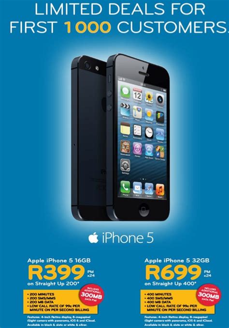 Cell C iPhone 5 special prices