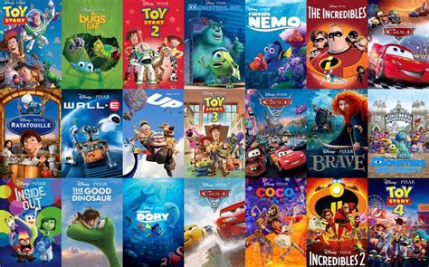 Disney/Pixar Movies (1995-2019) | Disney pixar movies, Disney pixar ...