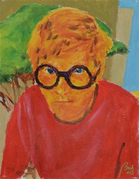 David Hockney (Portraits 1. Painters, scene 6) Painting by Bachmors ...