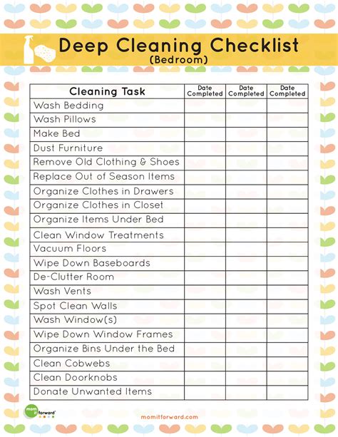 Spring Cleaning: Room By Room Spring Cleaning Checklist