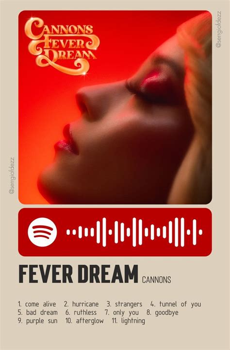 Fever Dream by Cannons in 2022 | Music help, Album covers, Bad dreams