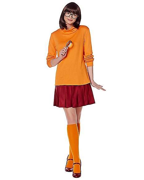 Disfraz De Velma Para Adultos, Disfraz De Scooby Doo Para Mujer, Talla ...