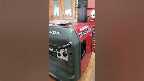 honda EU 3000 is generator , runs but no power - YouTube