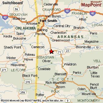 Mansfield, Arkansas Area Map & More