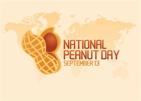 vector graphic of national peanut day good for national peanut day ...