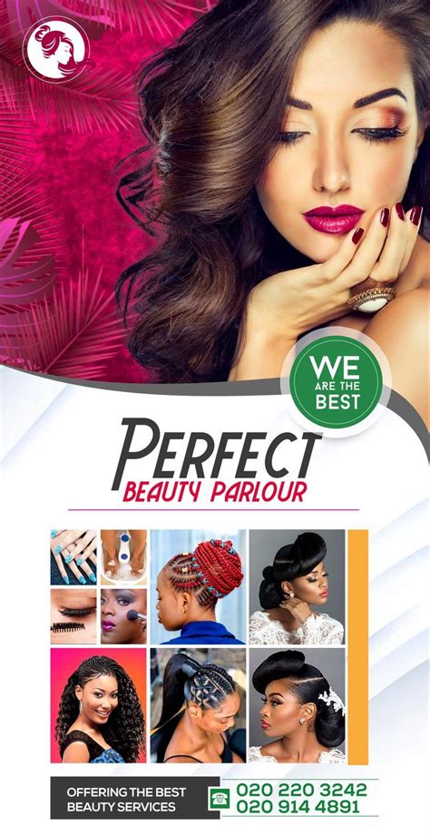 Perfect beauty salon banner designed by oppomence graphics in ghana ...