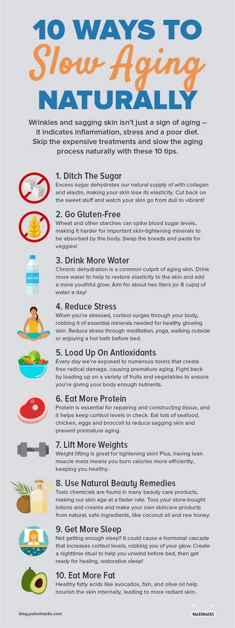 10 Ways to Slow Aging Naturally | Slow aging, Healthy aging, Health