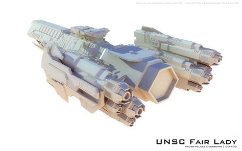 UNSC Destroyer Sneak Peak by fongsaunder on DeviantArt