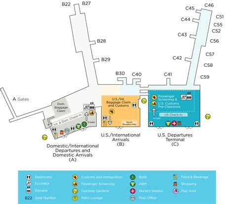 Terminal Maps – Lynden Pindling International Airport