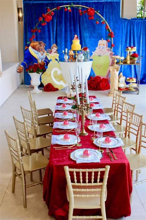 Kara's Party Ideas Beauty and the Beast Party | Kara's Party Ideas