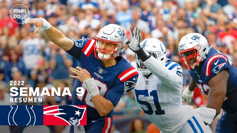 Colts vs Patriots | Highlights semana 9