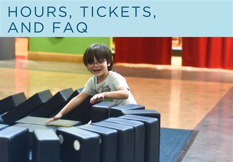 Hours, Tickets, and FAQ — Chicago Children's Museum