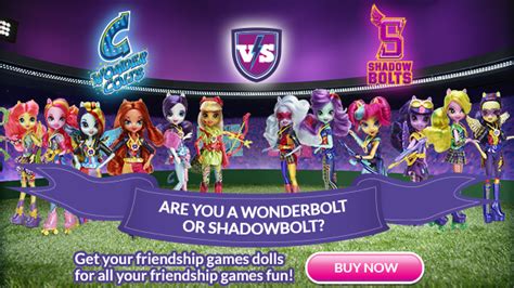 Equestria Girls Website gets Friendship Games Update | MLP Merch