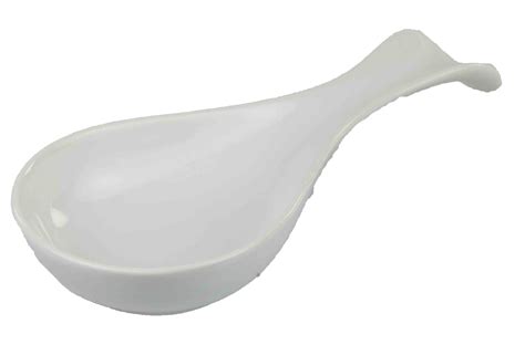 Home Basics Ceramic Spoon Rest, White - Walmart.com