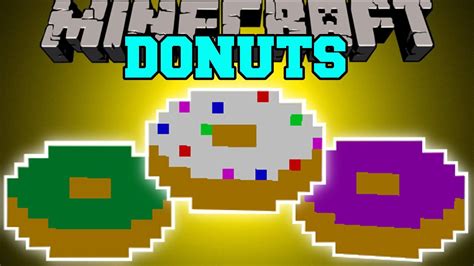 Minecraft: DELICIOUS DONUTS MOD (A DONUT LOVERS ADVENTURE!) Mod ...