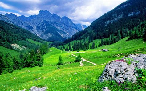 Berchtesgadener Alpen National Park Bavaria Germany Beautiful Green ...