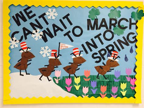 March bulletin board! And Dr. Seuss! | Spring bulletin boards, March ...