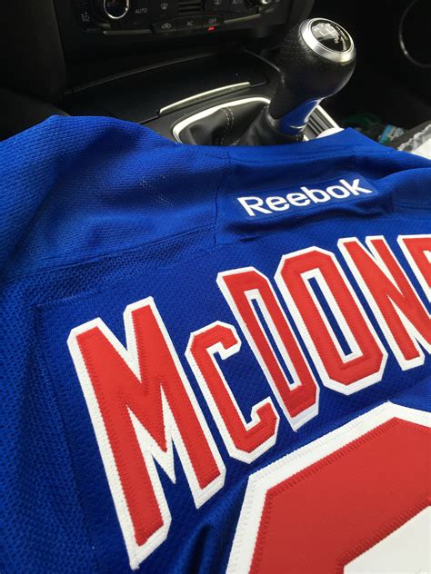 Slightly disappointed with Rangers jersey from coolhockey.com : r ...