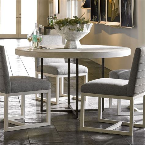 Modern Robards Round Dining Table (Quartz) Universal Furniture ...