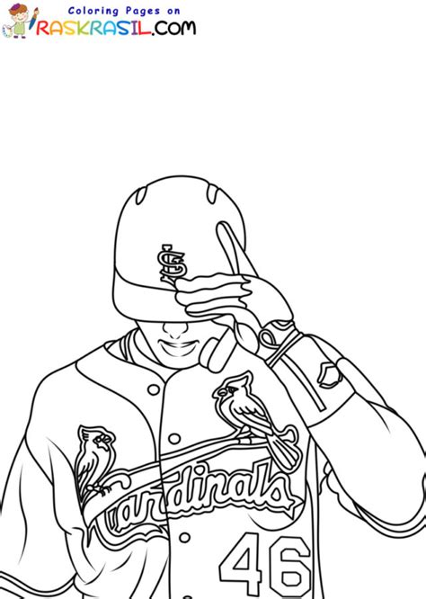 St. Louis Cardinals Coloring Pages