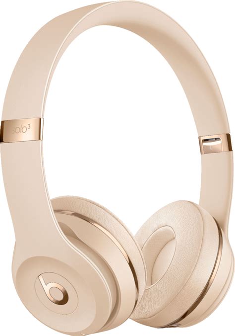 Beats by Dr. Dre Beats Solo3 Wireless On-Ear Headphones - Satin Gold ...