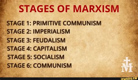 STAGES OF MARXISM STAGE 1: PRIMITIVE COMMUNISM STAGE 2: IMPERIALISM ...