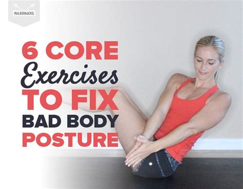 6 Core Exercises to Fix Bad Body Posture | Fitness