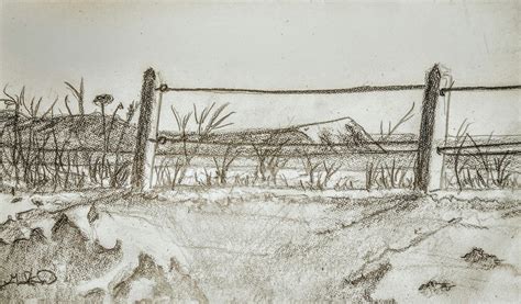 Fence Sketch at PaintingValley.com | Explore collection of Fence Sketch