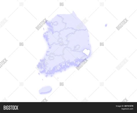 Map Ulsan. South Korea Image & Photo (Free Trial) | Bigstock