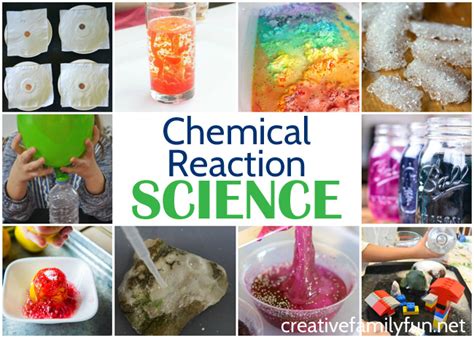 Chemical Reaction Science Experiments for Kids - Creative Family Fun