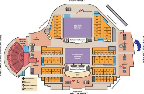 Colorado Convention Center Map