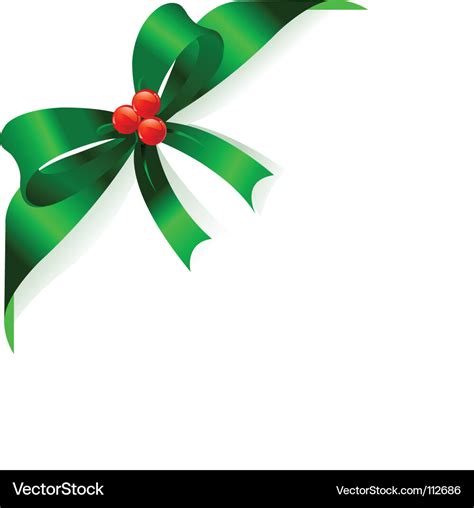 Green ribbon Royalty Free Vector Image - VectorStock