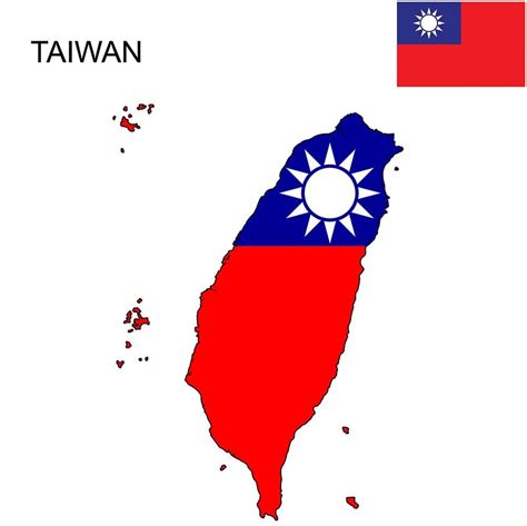 Taiwan Flag Map and Meaning | Mappr