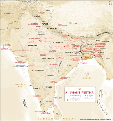 shakti-peethas-map - Amit Sengupta