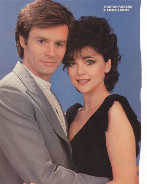 Tristan Rogers as Robert Scorpio & Emma Samms as Holly Sutton Scorpio ...