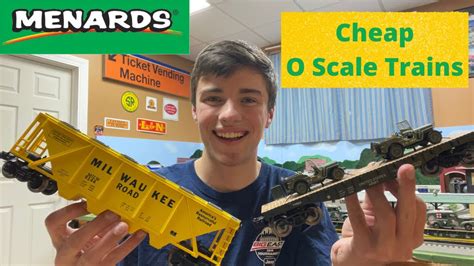 Cheap O Gauge Trains! My Entire Menards Trains Collection!! (30+ Pieces ...