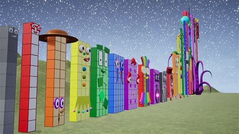 Numberblocks 100000 Meets The Blockzilla Monsters Numberblock Fanmade ...