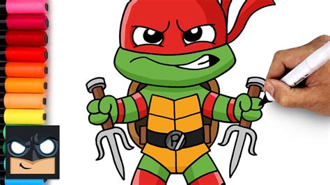 How To Draw Raphael | Teenage Mutant Ninja Turtles - YouTube