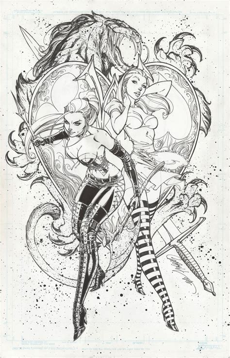 J Scott Campbell - Grimm Fairy Tales Presents Wonderland #1 Cover (2012 ...