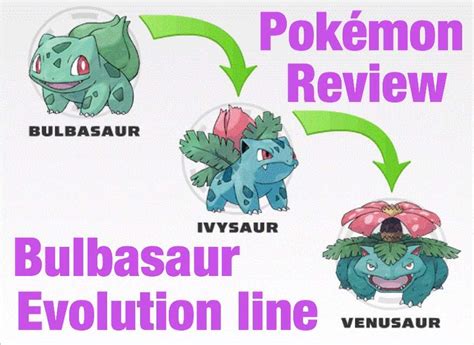 Pokémon review: Bulbasaur Evolution Line | Pokémon Amino