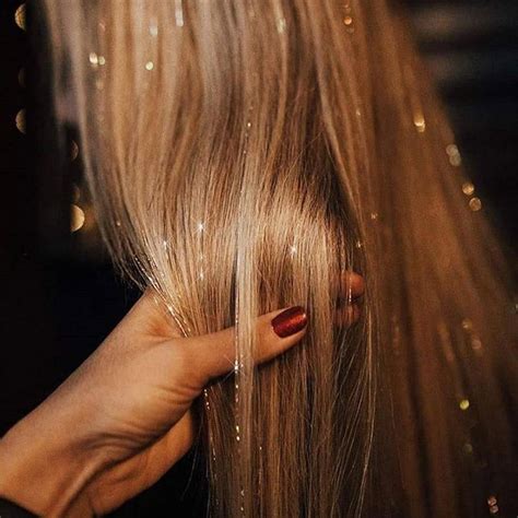 Sparkly hair tinsel extension silvery – Artofit