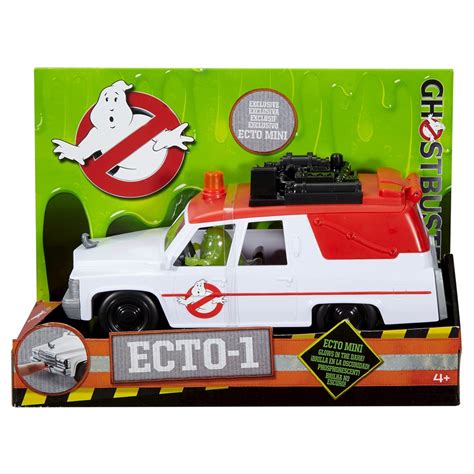 Ghostbusters (2016) Ecto-1 with Slimer Mini Figure - Shop - GBFans.com