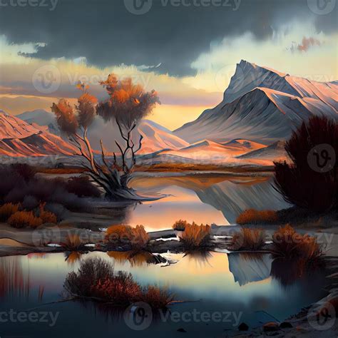 Landscape Art - Ai Generated 22416393 Stock Photo at Vecteezy