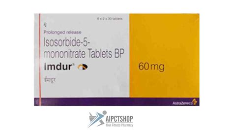 Buy Imdur (Isosorbide) 60 mg 360 tablets onlines - aipctshop.com