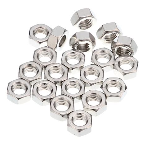 30pcs M8 A2 Stainless Steel Metric Thread Hex Nuts To Fit Our Bolts And ...