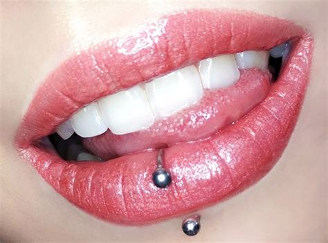 12 Most Popular Lip Piercing Type with Jewelry