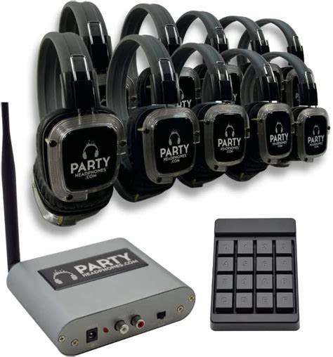 Amazon.com: Silent Disco Party Headphones Bundle - 80 Wireless ...