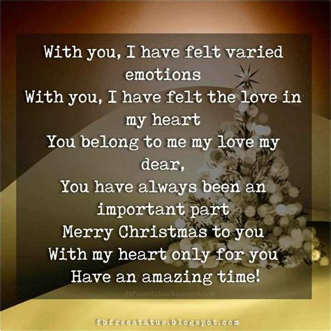 Christmas Love Quotes for Boyfriend and Girlfriend with Images